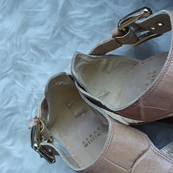 Stuart Weitzman  block sandals