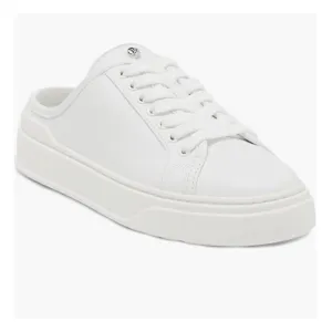 Stuart Weitzman Skater Mule Sneakers In White Sz 7 New