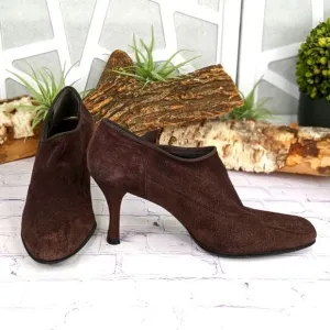 Stuart Weitzman Suede Ankle Bootie Shooties