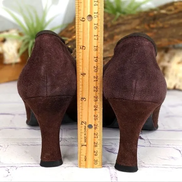 Stuart Weitzman Suede Ankle Bootie Shooties