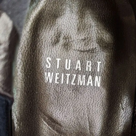 Stuart Weitzman Suede Ankle Bootie Shooties
