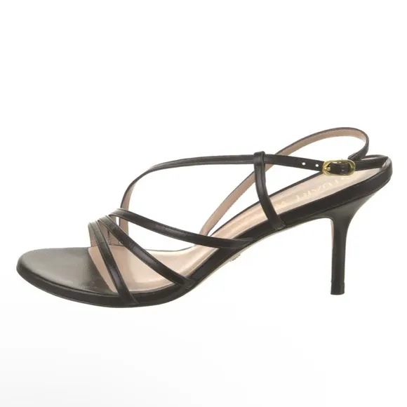 STUART WEITZMANLeather Slingback Sandals
