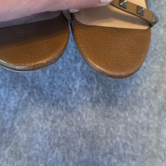 Studded Brown Sandals
