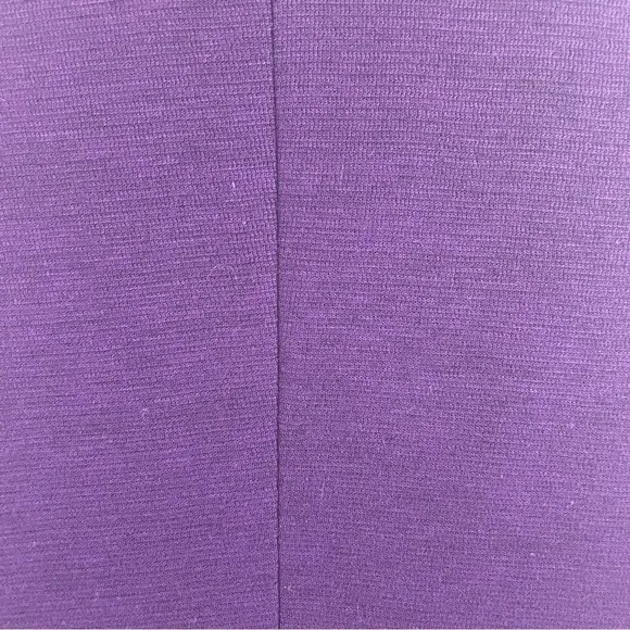 Talbots Wool Blend Purple Blazer Notched Collar Front Pockets Shorter Length 4P