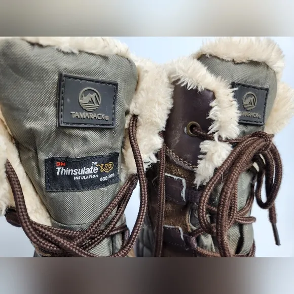 Tamarack Winter Snow Boots Womens 7‎ Thinsulate Waterproof Boots Fall Boots