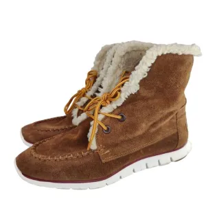 Tan Cole Haan waterproof boots sz 10
