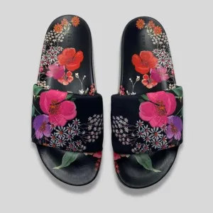 TED BAKER Floral Ashlin Sliders Sandals Size 40