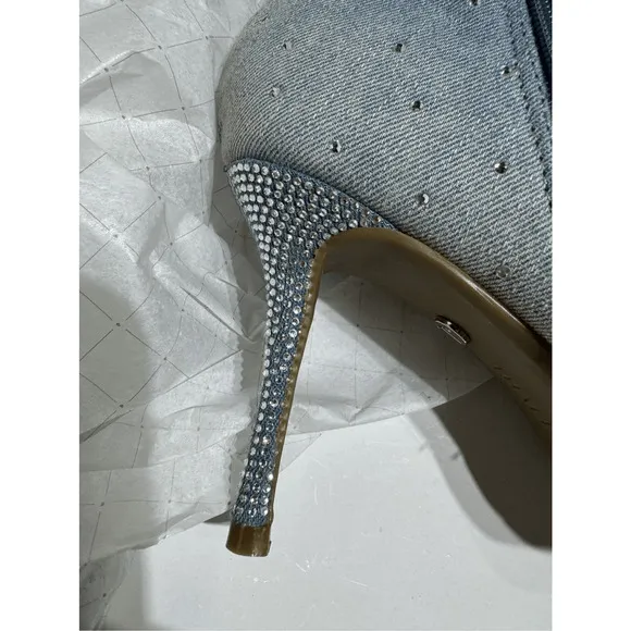 Thalia Sodi Women's Raquell Slouch Pointed-Toe Embellished Dress Boots Size 7M