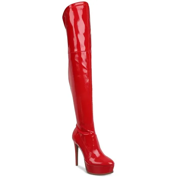 Thalia Sodi Women's Silena Over-The-Knee Platform Boots Size 8