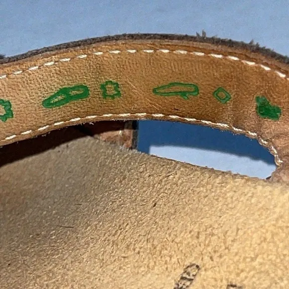 Think! Julia Brown Leather And Cork Cross Strap Sandals