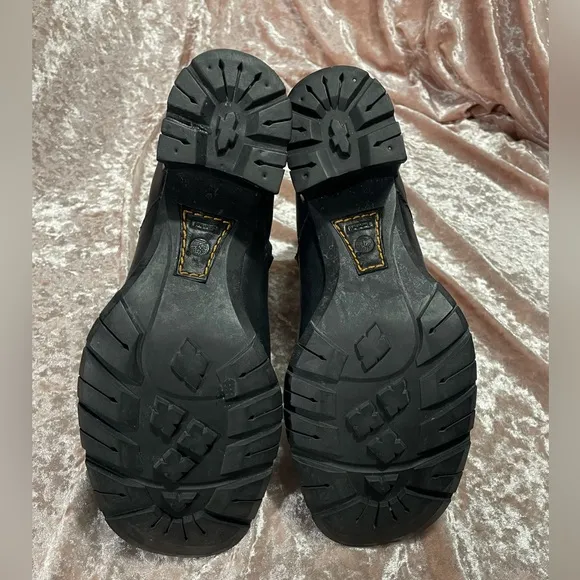 Timberland Alyse Black Leather Ankle‎ Boots Sz 7.5