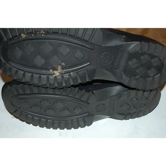 TIMBERLAND Boots Mens Leather Size Black Ankle Chelsea Torrance Waterproof