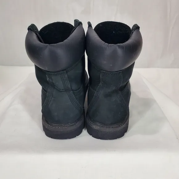 Timberland Boots Size 8.5M Black 6 inch Primaloft 200 Gram Leather Antifatigue