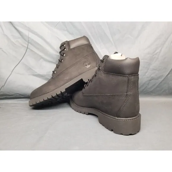 Timberland Boys Premium 6 inch Waterproof Boots Black Size 2 DISPLAY MODEL!