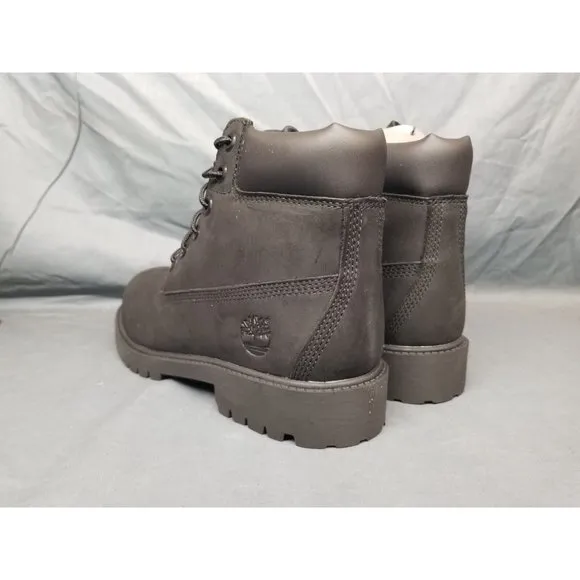 Timberland Boys Premium 6 inch Waterproof Boots Black Size 2 DISPLAY MODEL!
