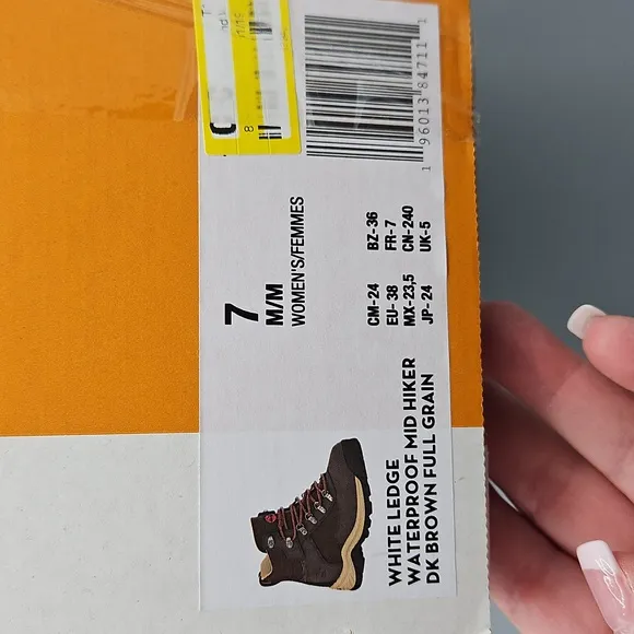 Timberland Brown Hiking Boots with Red Laces