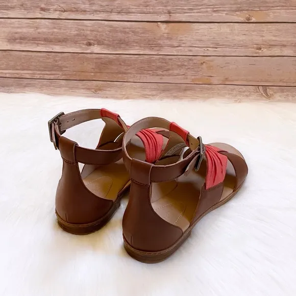 Timberland Cherrybrook Leather And Canvas Sandals