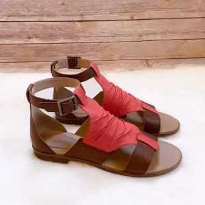 Timberland Cherrybrook Leather And Canvas Sandals