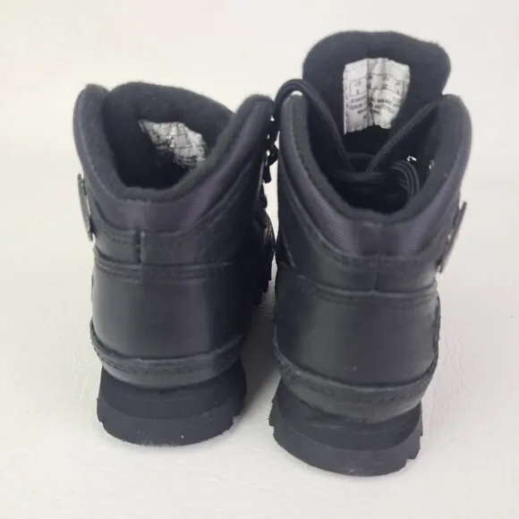 Timberland Euro Hiker 6 IN Waterproof TODDLER Black Outdoor Boots