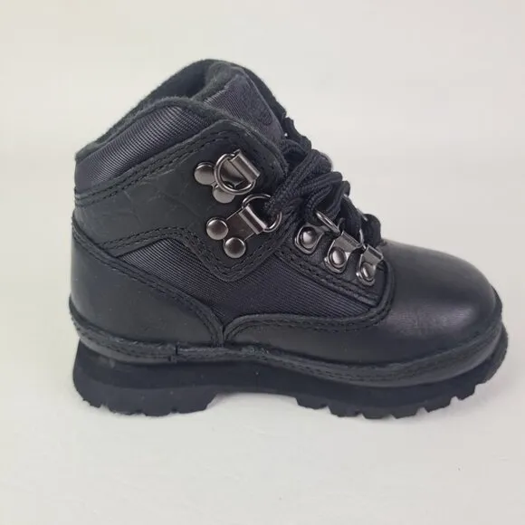 Timberland Euro Hiker 6 IN Waterproof TODDLER Black Outdoor Boots