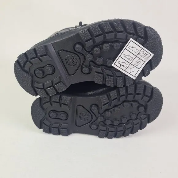 Timberland Euro Hiker 6 IN Waterproof TODDLER Black Outdoor Boots
