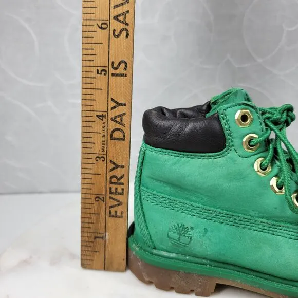 Timberland Limited Edition Boot Toddler 7 Celtics Kelly Green Classic Waterbuck