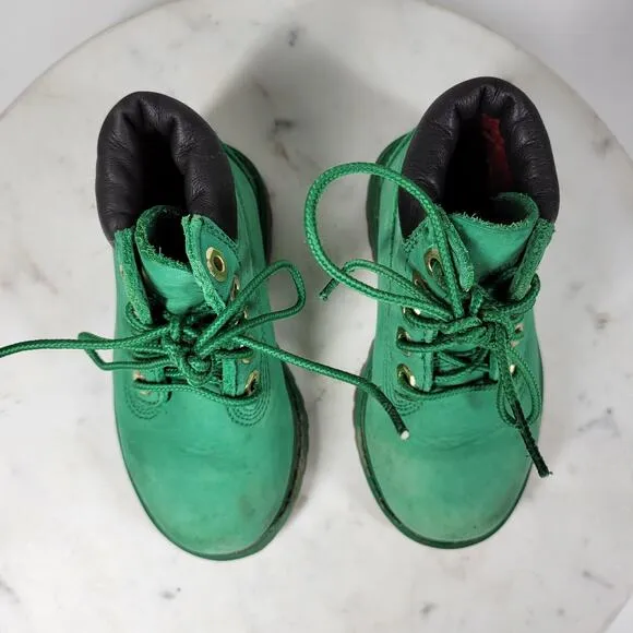 Timberland Limited Edition Boot Toddler 7 Celtics Kelly Green Classic Waterbuck