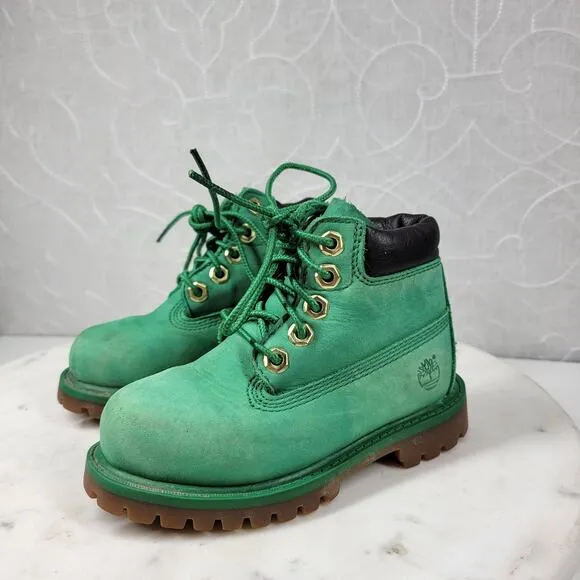 Timberland Limited Edition Boot Toddler 7 Celtics Kelly Green Classic Waterbuck