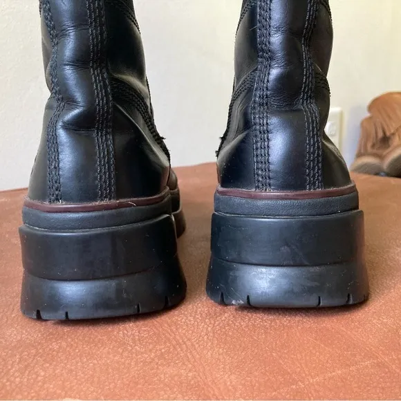 Timberland | Malynn Mid Platform Heeled Leather Chelsea Boot