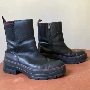 Timberland | Malynn Mid Platform Heeled Leather Chelsea Boot