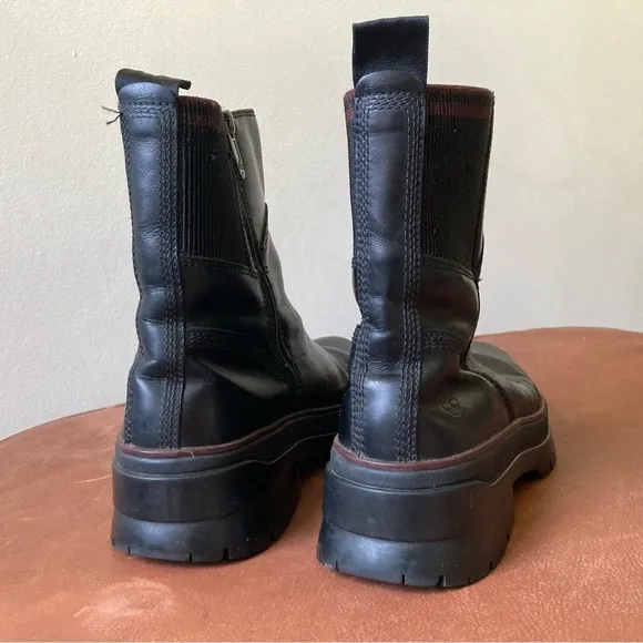Timberland | Malynn Mid Platform Heeled Leather Chelsea Boot