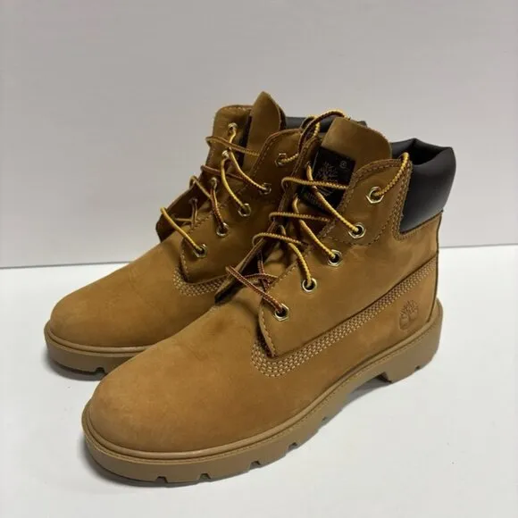 Timberland Men’s Classic 6” Waterproof Wheat Boots, Size 4 M