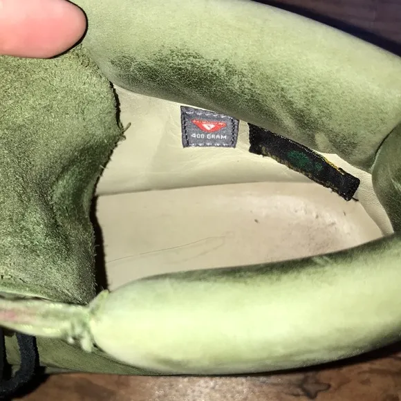 Timberland MONEY GREEN 10 DJ Khaled SECURE THE BAG Boots Nubuck Leather VGUC