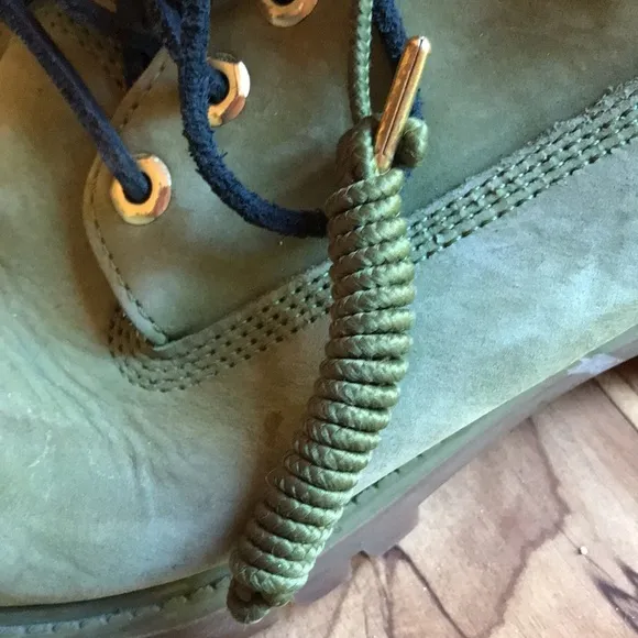 Timberland MONEY GREEN 10 DJ Khaled SECURE THE BAG Boots Nubuck Leather VGUC