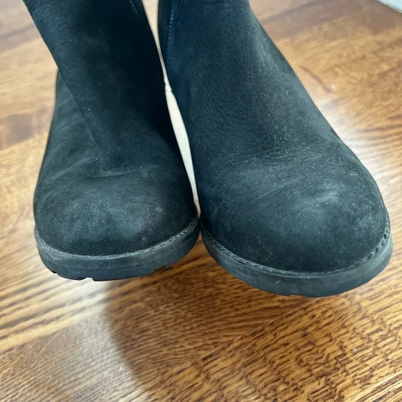 TIMBERLAND Stratham Tall Suede Leather Heeled Boots Waterproof Classic 9