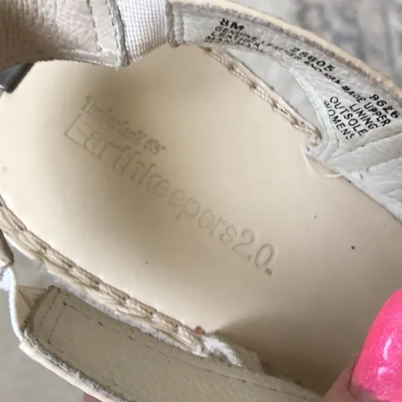 TIMBERLAND Tan Leather Sandals