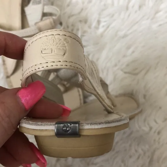 TIMBERLAND Tan Leather Sandals