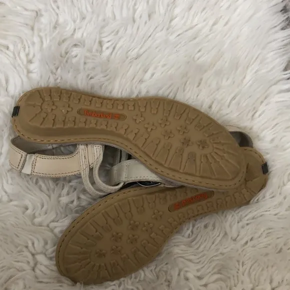 TIMBERLAND Tan Leather Sandals