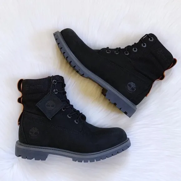 Timberland Women’s 6 Inch Premium Waterproof Black Boots