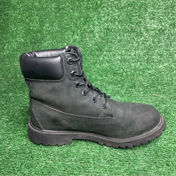 Timberland Womens Black PREMIUM WATERPROOF 6 Inch Boots Size 8 (Men’s 6.5)