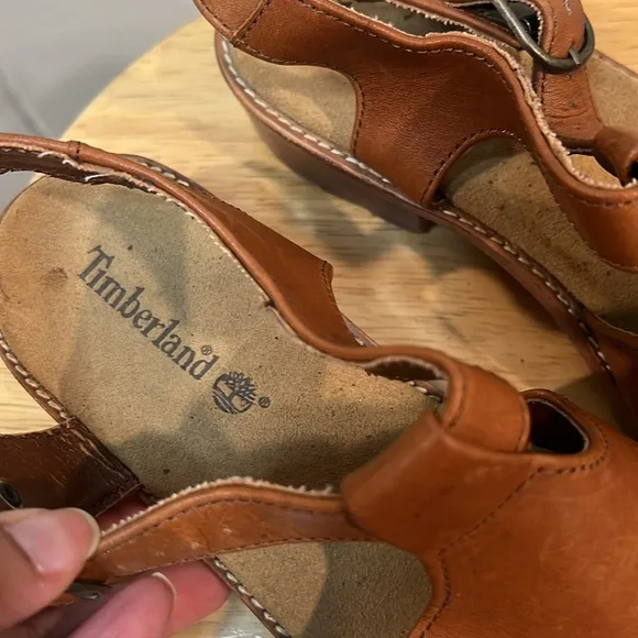Timberland Women’s Brown Sandals Leather