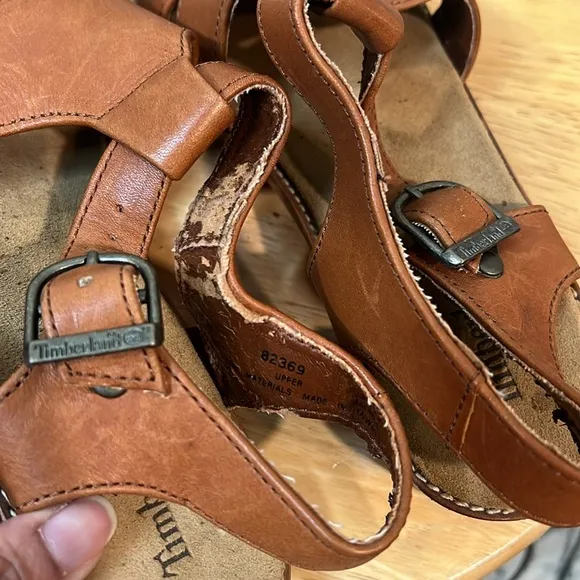 Timberland Women’s Brown Sandals Leather