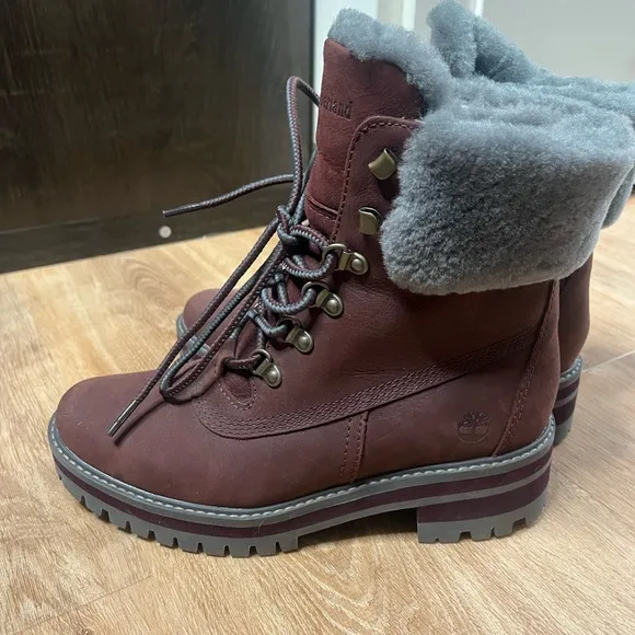 Timberland Womens Courmayeur Valley 6&quot; Waterproof Suede Boots