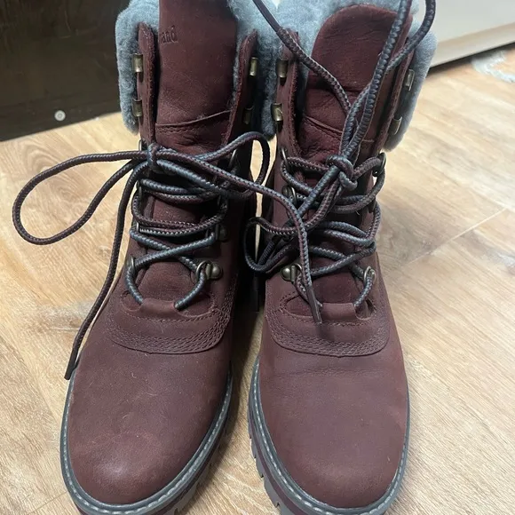 Timberland Womens Courmayeur Valley 6&quot; Waterproof Suede Boots