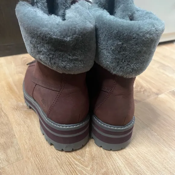 Timberland Womens Courmayeur Valley 6&quot; Waterproof Suede Boots