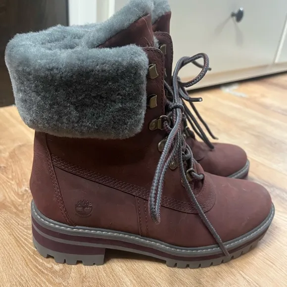 Timberland Womens Courmayeur Valley 6&quot; Waterproof Suede Boots