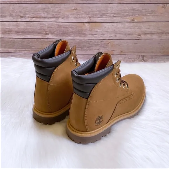 Timberland Women’s Waterville 6 Inch Waterproof Wheat Boots