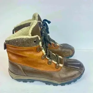 Timberland Woodbury Faux Shearling Leather Waterproof Duck Boots Men’s Size 13