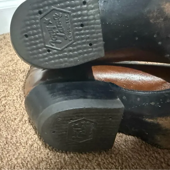 TONY LAMA 5084 BROWN USA VINTAGE WESTERN COWBOY BOOTS SIZE 12 B