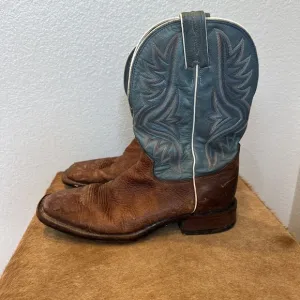 Tony Lama Mens Bison MADE IN USA Cowboy Western Boots 7955 size 10.5